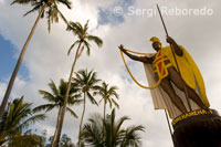 Estatua de Kamehameha I el Grande en Kapa’au. Big Island.